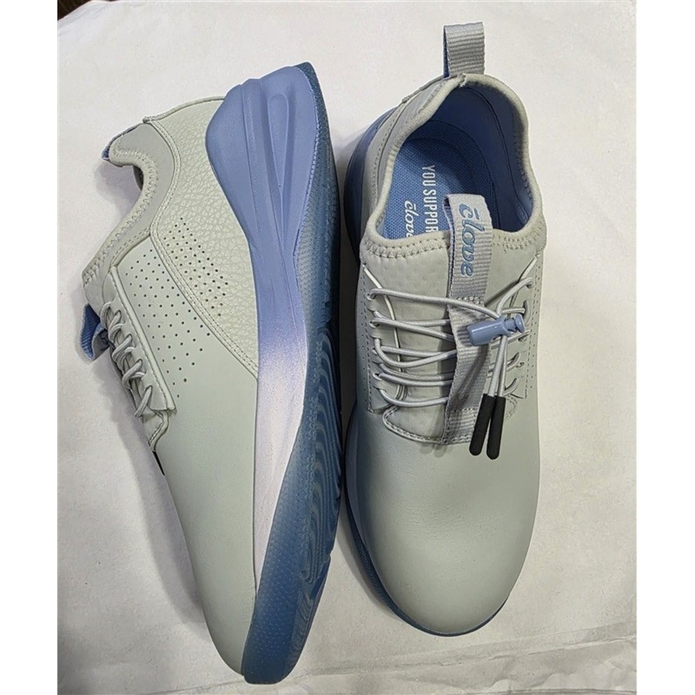 NWOT Clove 7 Classic Gray Matter Nursing Tennis Shoes Blue Gray 127358